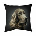 Begin Home Decor 20 x 20 in. Field Spaniel-Double Sided Print Indoor Pillow 5541-2020-AN490